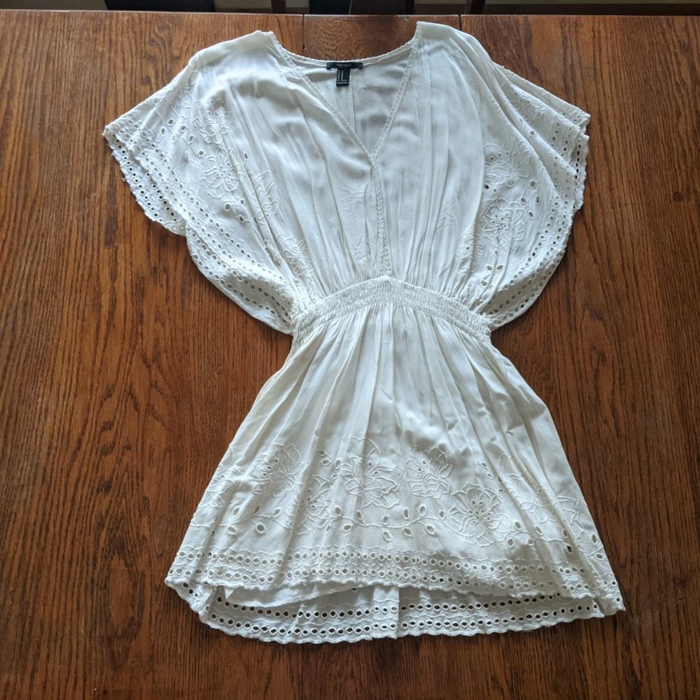 Forever 21 Cream Boho Tunic - Medium